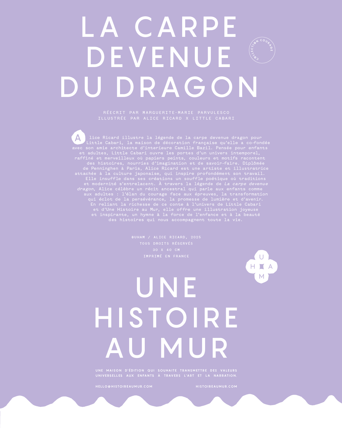 LA CARPE DEVENUE DRAGON ET LA CASCADE DU DRAGON