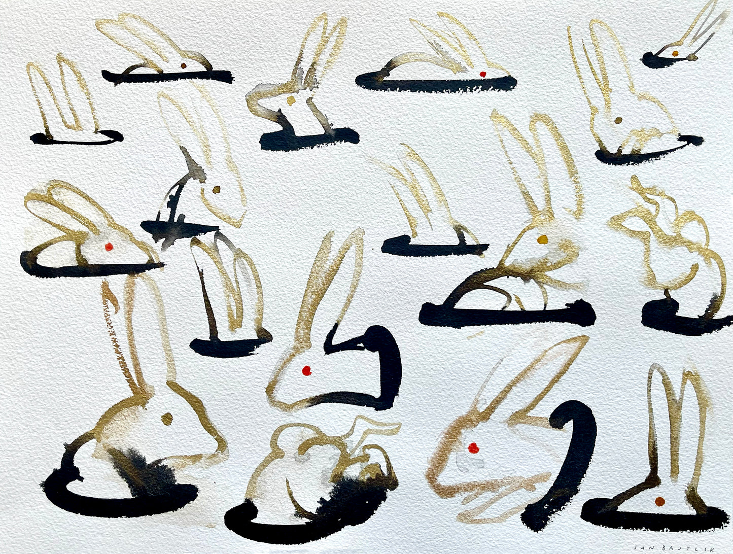 JAN BAJTLIK - LES LAPINS - SOLD 🔴